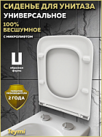 Превью фото Сиденье для унитаза Teymi S40308 (совместимо T40308) быстросъемное, дюропласт, микролифт № 1