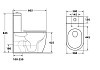Унитаз-компакт напольный безободковый OWL Vind Cirkel-GL с сиденьем DP микролифт № 4