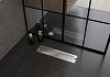 Трап для душа с сухим затвором вертикальный выпуск Teymi Helmi 10х40 c решеткой нержавеющая сталь T90329 № 7
