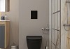 Комплект инсталляция Teymi Rapid SL с кнопкой GROHE черная + унитаз ТОРНАДО Lina Pro Vortex Black F17516 № 17