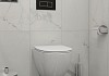 Инсталляция с унитазом комплект 5 в 1 Teymi унитаз подвесной безободковый Lina Vortex 3 поколения кнопка черная / хром F16236 № 3