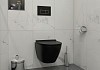 Инсталляция с унитазом комплект 5 в 1 Teymi унитаз подвесной безободковый торнадо черный Lina Pro Vortex Black кнопка черная / хром F14963 № 4