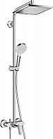 Превью фото Душевая стойка Hansgrohe Crometta E 240 1jet Showerpipe 27284000 № 1