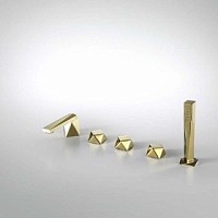 Превью фото Смеситель встраиваемый Bravat Diamond F518102G-DE GOLDEN № 1