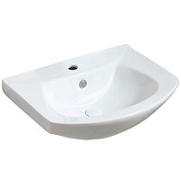 Превью фото Раковина подвесная Azario 64.5х50х20 фаянс, цвет Белый AZ4196 № 1
