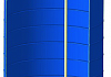Емкость ЭкоПром T 500 синий c пропеллерной мешалкой 171.0000.000.007