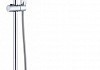 Душевая колонна со смесителем для ванны, верхним и ручным душем BelBagno Crystal CRY-VSC-CRM