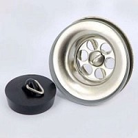 Превью фото Выпуск из нержавеющей стали полированный с пробкой VIEGA 100261 № 1