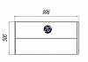 Тумба под раковину Акватон Брук 100 2 ящика, дуб латте 1A202101BCDL0 1A202101BCDL0 № 2