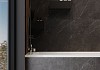 Шторка на ванну Teymi Timo 70х140, прозрачное закаленное стекло, профиль черный матовый T00274 № 7