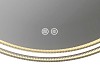 Зеркало настенное с подсветкой в ванную круглое Teymi Lina Romantic Gold D60 LED сенсор антипар T20131 T20131 № 13