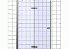 Душевая дверь в нишу Ravak CSD2-100 Transparent, профиль белый № 2