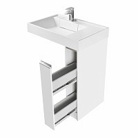Превью фото Тумба под раковину Aquaton Лондри 20 белый 1A236101LH010 № 1