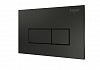 Клавиша смыва Teymi Helmi двойной смыв черный матовый T70203BM № 3
