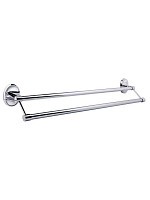 Превью фото Держатель настенный для полотенец Potato Genus 65 см двойной, хром P2909 № 1