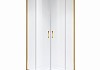 Душевое ограждение Niagara Nova NG-6407-08 GOLD 100x100x190 полукруг, двери раздвижные 64070811GOLD