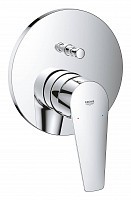 Превью фото Смеситель для ванны Grohe BauEdge однорычажный, комплект верхней монтажной части для Rapido SmartBox, хром 24162001 № 1