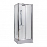 Превью фото Душевой уголок BRAVAT Drop без поддона одна складная дверь 90x90x200 (BS090.2120A) № 1