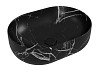 Раковина для ванной накладная Teymi Solli 48 artceramic цвет мрамор черный матовый T50387 № 6