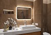 Зеркало настенное с подсветкой в ванную Teymi Solli Black Soft Line 80x60 LED сенсор на взмах T20232S T20232S № 7