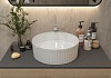 Раковина для ванной круглая накладная Teymi Martta D36 белая T52102 № 4