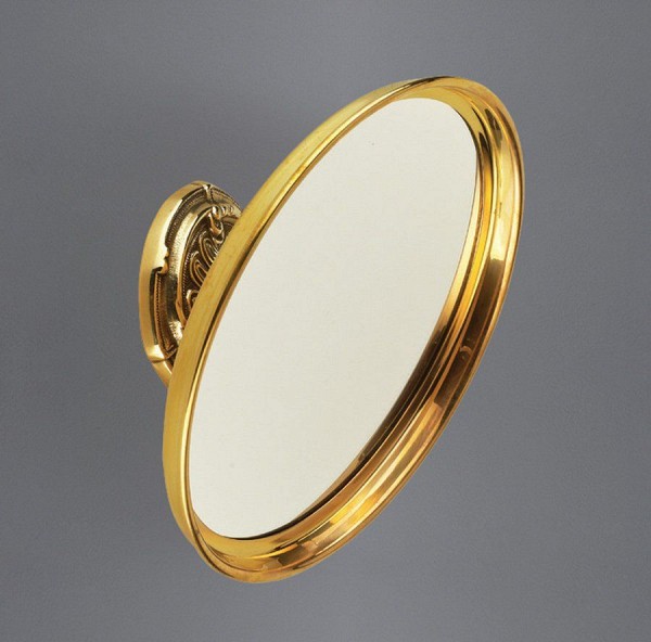 Зеркало увеличительное подвесное, диаметр 20см ART&MAX Barocco античное золото AM-1790-Do-Ant