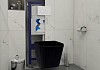 Готовое решение Teymi: Инсталляция Aina 45 + клавиша смыва Lina белая + унитаз Helmi черный F01339 № 4