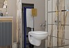 Комплект инсталляция Teymi Rapid SL с кнопкой GROHE золото глянец + унитаз Hanna F17897 № 14