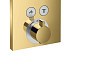 Термостат Hansgrohe ShowerSelect , скрытого монтажа, для 2 потребителей полированное золото 15763990