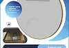 Зеркало настенное с подсветкой в ванную круглое Teymi Lina Romantic Gold D60 LED сенсор антипар T20131 T20131 № 9