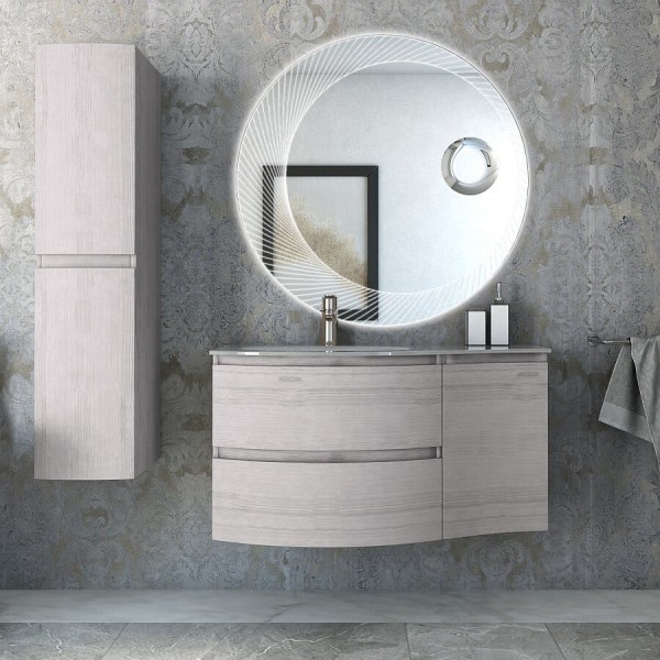 Комплект мебели для ванной Cezares Vague 104 L rovere sbiancato