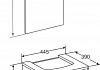 Комплект мебели для ванной Roca Gap 45 белый глянец 327477000 № 7