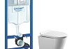 Комплект 3 в 1 инсталляция Grohe Rapid SL + Унитаз подвесной Teymi Solli Pro + кнопка хром F18270 № 13
