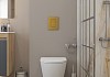 Комплект инсталляция Teymi Rapid SL с кнопкой GROHE золото глянец + унитаз Lina S F17483 № 16