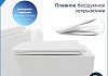 Инсталляция с унитазом комплект 5 в 1 Teymi унитаз подвесной безободковый Helmi PP Vortex кнопка хром F16520 № 12
