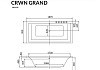 Ванна Excellent Crown Grand 190x90 WAEX.CRG19WH № 6