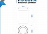 Ведро для мусора с крутящейся крышкой Teymi Solli, 32 литра, хром T90257 № 3