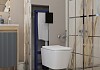 Комплект инсталляция Teymi Rapid SL с кнопкой GROHE черная + унитаз Helmi Pro F17864 № 14