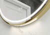 Зеркало настенное с подсветкой в ванную круглое Teymi Lina Supernova Gold D60 LED сенсор антипар T20121 T20121 № 10