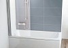 Шторка на ванну Ravak CVS1-80 L Transparent, профиль блестящий