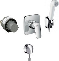 Превью фото Гигиенический душ Hansgrohe Logis SET со смесителем № 1