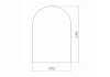 Зеркало Loranto Арка 390х580 CS00059738 № 3