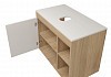 Тумба подвесная для ванной 80 см Teymi Nura корпус дуб фасад белый T60533 T60533 № 6