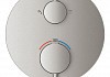 Внешняя часть термостатического смесителя для душа Grohe Atrio с переключателем на 2 положения: душ/ручной душ, суперсталь 24135DC3 № 2