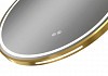 Зеркало настенное с подсветкой в ванную круглое Teymi Lina Supernova Gold D80 LED сенсор антипар T20123 T20123 № 12
