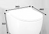 Комплект инсталляция Teymi Rapid SL с кнопкой GROHE золото глянец + унитаз Lina PP F17837 № 6