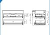 Тумба подвесная с раковиной для ванной 75 см Laina дуб темный раковина Ritta 75 F16040 № 11