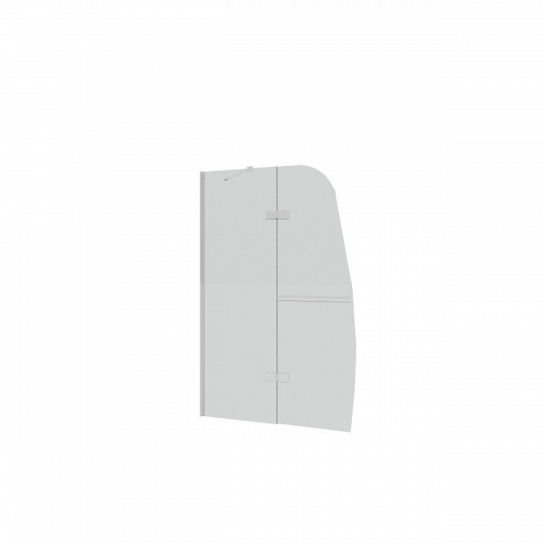 Шторка для ванны Grossman GR-102/1 150x100 алюминиевый профиль, стекло прозрачное 6мм