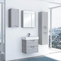Превью фото Комплект мебели для ванной Акватон Сильва 60 дуб фьорд № 1