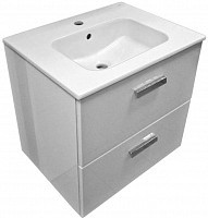 Превью фото Тумба под раковину Roca Victoria Nord 60 белый глянец № 1